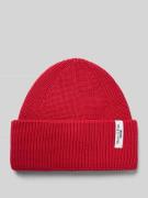 Marc O'Polo Denim Mütze aus reiner Baumwolle in Rot, Größe 1