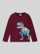 s.Oliver RED LABEL Regular Fit Langarmshirt aus reiner Baumwolle in Bo...