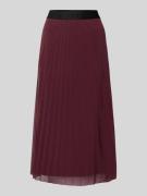 comma Midirock mit elastischem Bund in Bordeaux, Größe 38