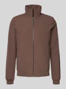Didriksons Jacke mit Stehkragen Modell 'ALVIN' in Dunkelbraun, Größe M