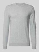 MCNEAL Strickpullover mit Kaschmir-Anteil in Mittelgrau Melange, Größe...