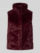 monari Weste mit Stehkragen in Bordeaux, Größe 36