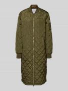 Original Bombers Steppmantel mit Storm Cuffs in Khaki, Größe XL