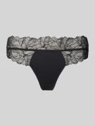 Calvin Klein Underwear String aus Spitze in Black, Größe L