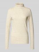 Marc O'Polo Denim Slim Fit Langarmshirt aus Baumwol-Modal-Mix in Offwh...