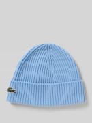 Lacoste Mütze aus reiner Wolle in Hellblau, Größe 1