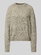 Marc O'Polo Denim Loose Fit Strickpullover aus Woll-Alpaka-Mix in Blac...