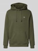 Tommy Jeans Regular Fit Hoodie aus reiner Baumwolle in Oliv, Größe L