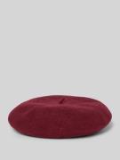 Loevenich Baskenmütze aus reiner Wolle in Bordeaux, Größe 1