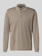 RAGMAN Regular Fit Poloshirt mit Brusttasche in Taupe, Größe 4XL