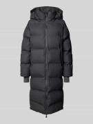 Neo Noir Steppmantel mit Kapuze Modell 'Viviana' in Anthrazit, Größe 3...