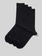 BOSS Socken aus Baumwoll-Mix im 4er-Pack in Black, Größe 39-42
