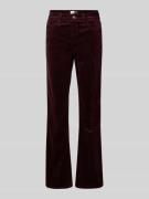 Cambio Flared Cordhose mit 5-Pocket-Design Modell 'PARIS' in Bordeaux,...