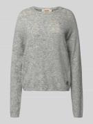 MOS MOSH Loose Fit Strickpullover mit Woll-Anteil Modell 'Mape' in Mit...