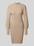Only Comfort Fit Strickkleid aus Viskose-Mix Modell 'KATIA' in Beige M...
