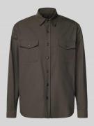 CRUNA Regular Fit Hemdjacke mit Brusttaschen Modell 'Osaka' in Khaki, ...