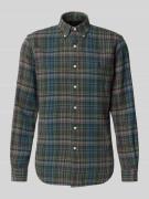 Polo Ralph Lauren Freizeithemd mit Knopfleiste in Gruen, Größe L