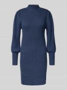 Only Comfort Fit Strickkleid aus Viskose-Mix Modell 'KATIA' in Dunkelb...