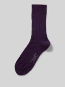 Falke Socken mit Kaschmir-Anteil in Pflaume, Größe 39-42