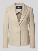 Luisa Cerano Slim Fit Blazer aus Woll-Mix mit Reverskragen in Beige, G...