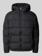 MCNEAL Steppjacke mit Kapuze und Eingrifftaschen in Black, Größe L