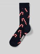 Happy Socks Regular Fit Socken mit Motiv-Stitching Modell 'Candy' in D...