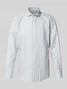 Profuomo Slim Fit Business-Hemd mit Kentkragen in Blau, Größe 38