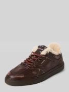 Copenhagen Sneaker mit Schnürverschluss in Mittelbraun, Größe 43