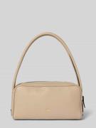 Abro Shoulder Bag mit Logo-Applikation Modell 'Amira' in Taupe, Größe ...