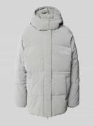 Jake*s Casual Steppjacke mit Kapuze in Graphit, Größe 40