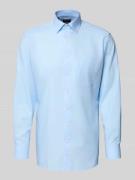 OLYMP Regular Fit Freizeithemd mit Logo-Stitching Modell 'New' in Bleu...