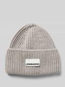 Armedangels Mütze aus Kaschmir-Woll-Mix Modell 'LELEAA' in Hellgrau, G...