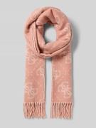 Guess Schal mit Ausfransungen in Rosa, Größe 1