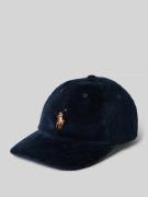 Polo Ralph Lauren Cap aus Cord mit Label-Stitching in Marine, Größe 1
