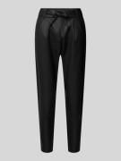 Only Straight Leg Kunstlederhose mit elastischem Bund Modell 'POPTRASH...