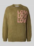 ZABAIONE Relaxed Fit Pullover mit Viskose-Anteil 'Dela' in Khaki, Größ...