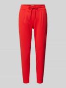 ICHI Sweatpants mit Tunnelzug Modell 'KATE' in Rot, Größe M