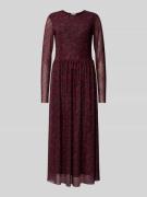 Jake*s Collection Midikleid im Stufen-Look in Rot, Größe 38