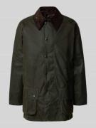 Barbour Jacke mit Pattentaschen Modell 'BEAUFORT' in Oliv, Größe 36
