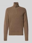 MAERZ Muenchen Strickpullover mit gerippten Abschlüssen in Hazel, Größ...
