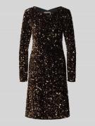 Christian Berg Woman Selection Minikleid mit Pailletten in Mittelbraun...