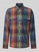 Lerros Regular Fit Hemdjacke mit Brustpattentaschen in Petrol, Größe X...