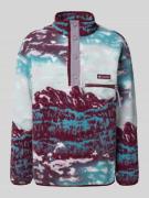 COLUMBIA Sweatshirt aus Teddyfell in Bordeaux, Größe XL