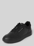 Tommy Hilfiger Low Top Sneaker aus Leder-Mix Modell 'BASKET CORE' in B...