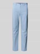 Tommy Hilfiger Straight Fit Chino aus Baumwoll-Mix in Blau Melange, Gr...