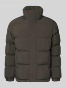 Marc O'Polo Denim Regular Fit Steppjacke mit Stehkragen in Khaki, Größ...