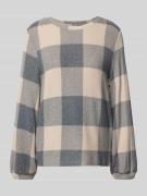 Tom Tailor Regular Fit Langarmshirt aus Viskose-Mix in Taupe, Größe M