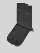 JOOP! Collection Socken mit Label-Detail im 3er-Pack in Anthrazit, Grö...