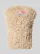 OAKWOOD Weste aus Effektgarn Modell 'BETH' in Beige, Größe XS