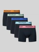 MCNEAL Trunks mit elastischem Bund im 5er-Pack in Black, Größe L